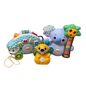Fisher Price Linkimals Hedgehog Koala Beaver Teaching Game Song Dancing Smooth